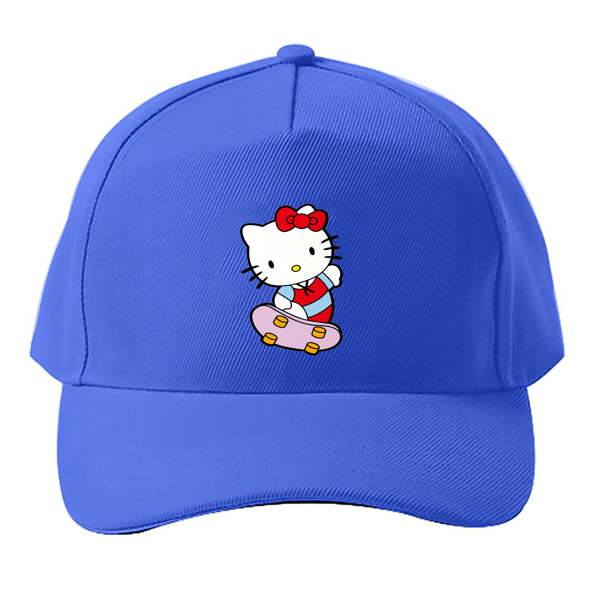 （画像用） Hello Kitty ハローキティ ベースボールキャップ 綿100％ 男女兼用 帽子 スポーツ